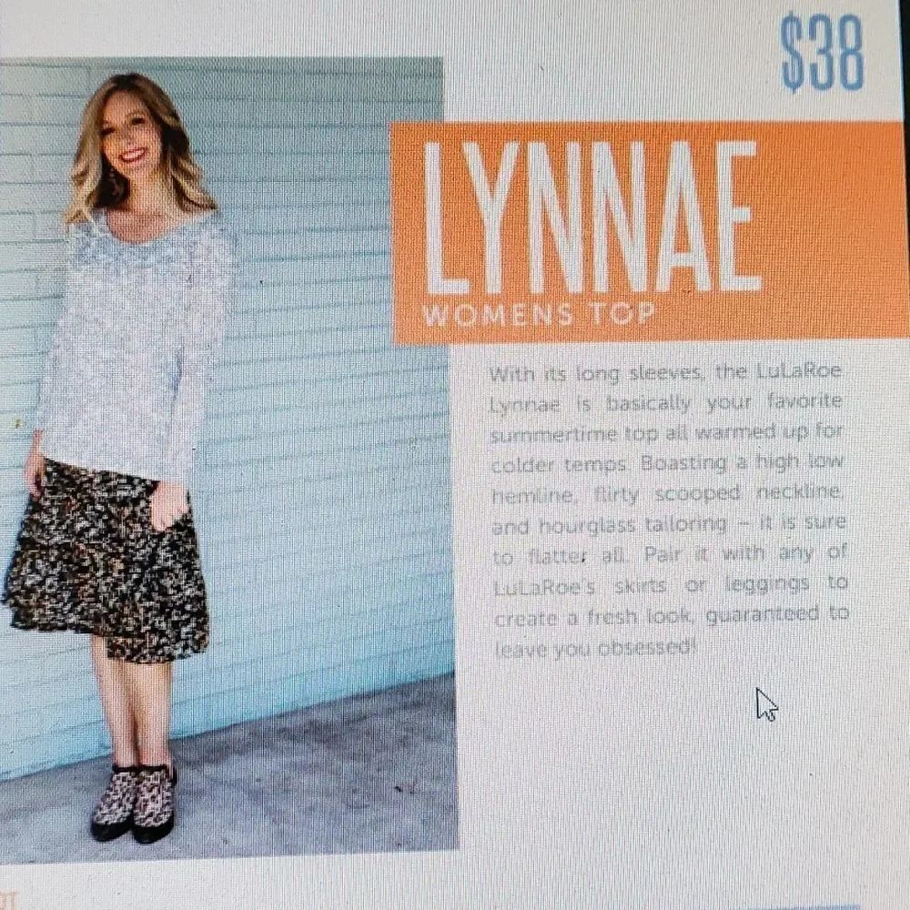 Lularoe  thermal pink tee - Picture 2 of 3